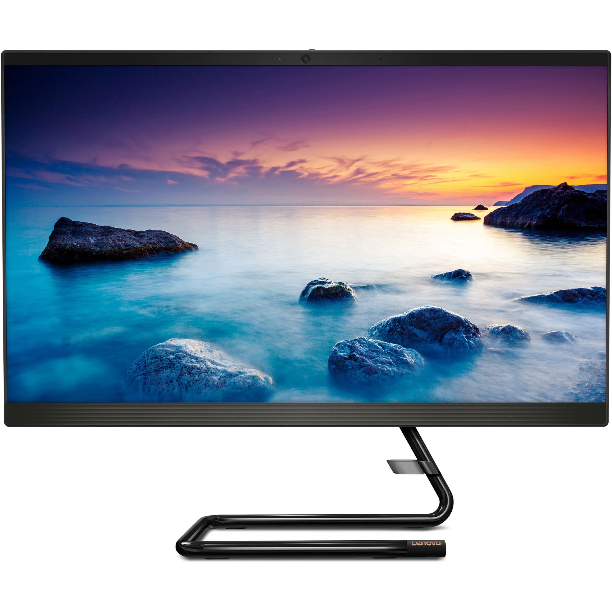 Sistem All-In-One Lenovo IdeaCentre A340-22ICK 21.5 Full HD Touch Intel Core i5-9400T RAM 8GB HDD 1TB + SSD 128GB No OS Negru