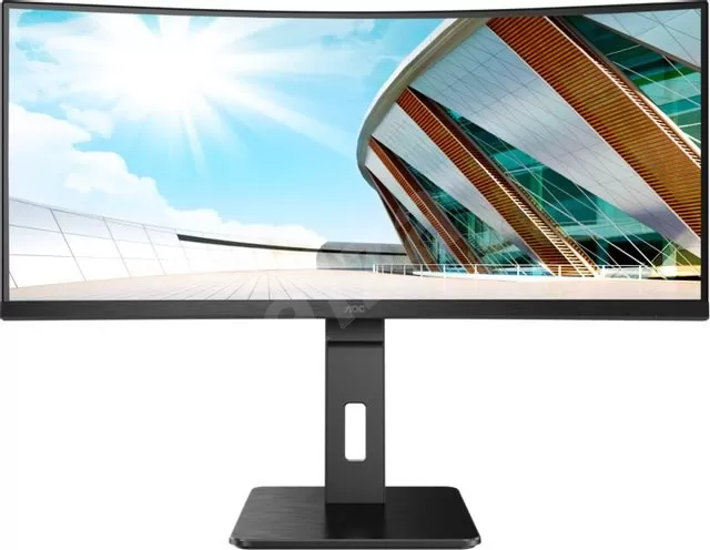 Monitor LED AOC CU34P2A, 34 , Curbat, WQHD, 1ms, Negru