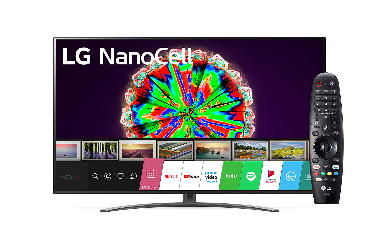 Televizor LED LG Smart TV 55NANO813NA 139cm 4K UHD Negru