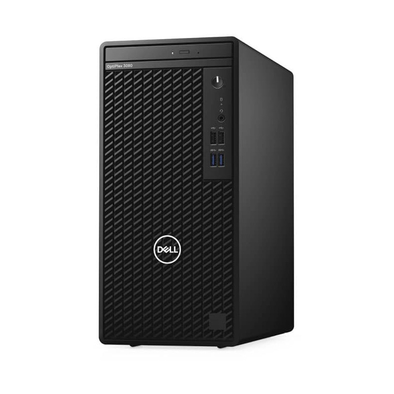 Sistem brand dell optiplex 3080 mt intel core i3-10100 ram 4gb hdd 1tb windows 10 pro