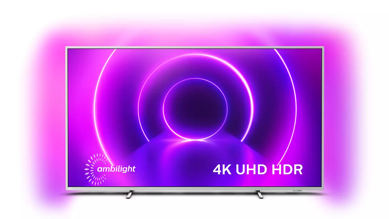 Televizor LED Philips Smart TV 70PUS8545 176cm 4K Ultra HD Argintiu