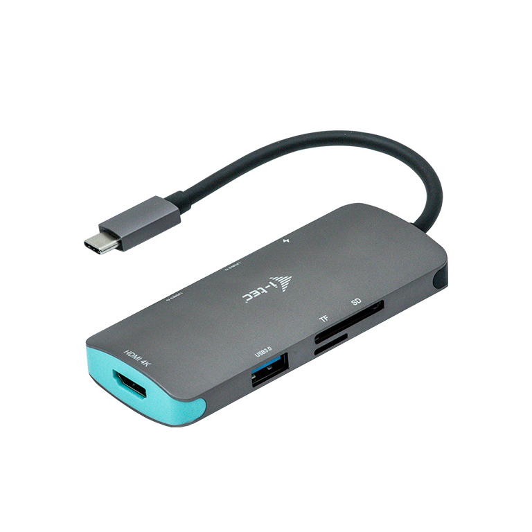 Docking Station i-tec USB-C Metal Nano 4K HDMI cu alimentare 100W