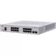 Switch Cisco CBS250-16T-2G, cu management, fara PoE, 16x1000Mbps-RJ45 + 2xSFP