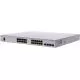Switch Cisco CBS350-24P-4G, cu management, cu PoE, 24x1000Mbps-RJ45 (24xPoE) + 4xSFP