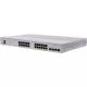 Switch Cisco CBS350-24P-4X, cu management, cu PoE, 24x1000Mbps-RJ45 (24xPoE) + 4xSFP+