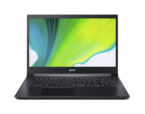 Notebook Acer Aspire A715-75G 15.6" Full HD Intel Core i7-10750H GTX 1650 Ti-4GB RAM 8GB SSD 1TB No OS Negru