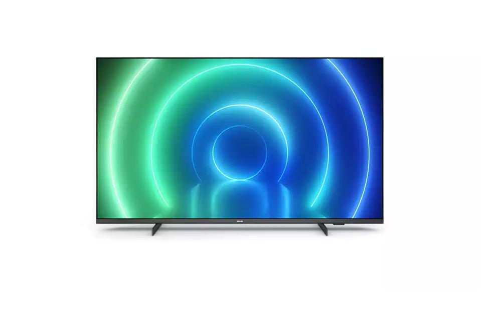 Televizor LED Philips Smart TV 50PUS7506 126cm 4K Ultra HD Negru