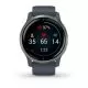 Smartwatch Garmin Venu 2 GPS, 45mm, Carcasa Silver, Curea Blue Granite