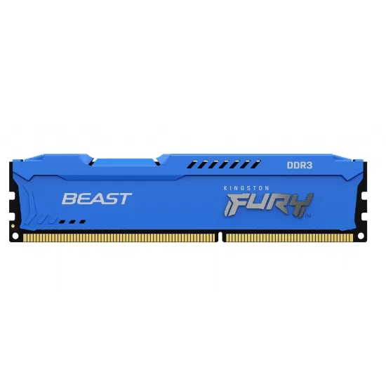 Memorie Desktop Kingston Fury Beast, 4GB DDR3, 1600Mhz, Blue