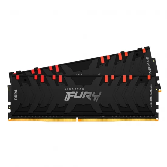 Memorie Desktop Kingston Fury Renegade RGB, 16GB(2 x 8GB) DDR4, 3200Mhz, Single Rank