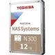 Hard Disk Desktop Toshiba N300, 12TB, SATA3, 7200RPM