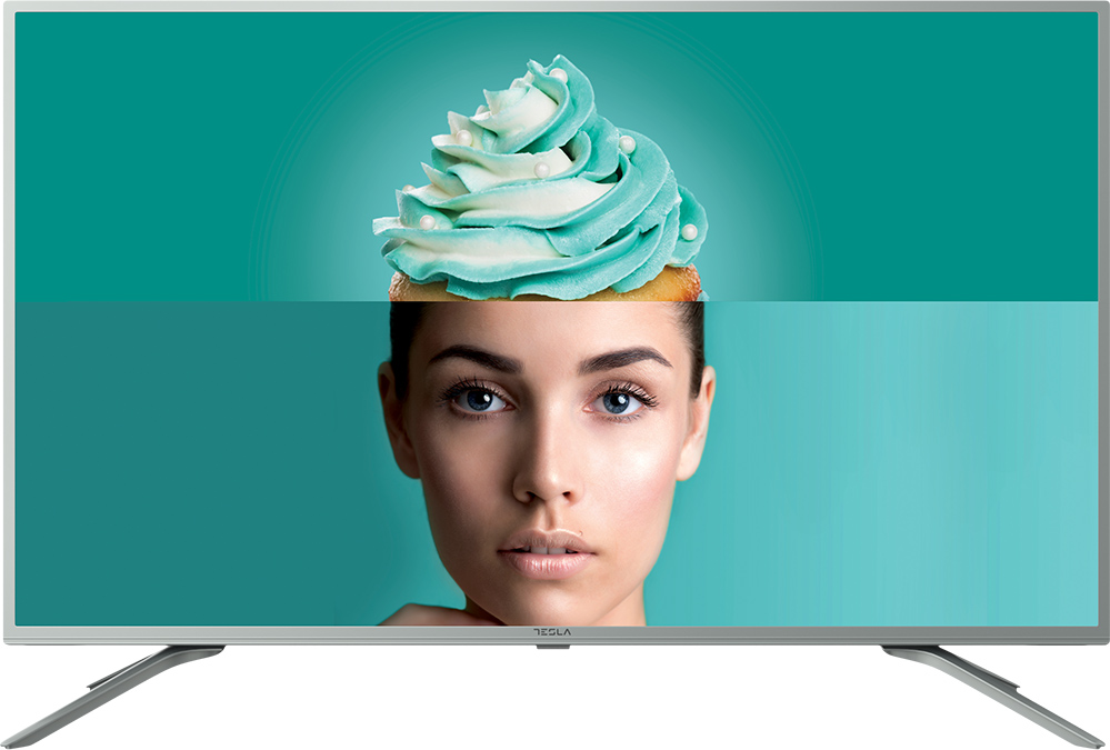 Televizor LED Tesla Smart TV 43T606SUS 109cm 4K Ultra HD Argintiu