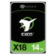 Hard Disk Desktop Seagate Exos X18, Standard Model, 14TB, 7200RPM, SATA 3