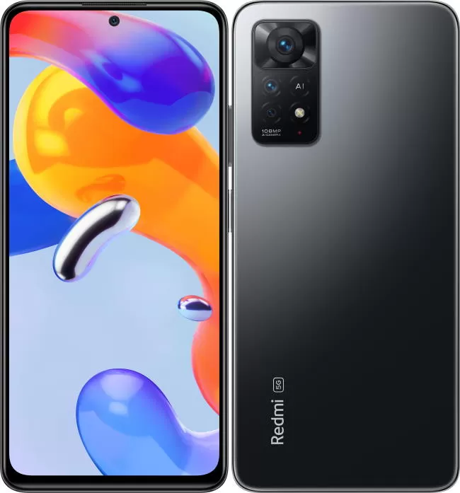 Telefon Mobil Xiaomi Redmi Note 11 Pro 5G, 128GB Flash, 6GB RAM, Dual SIM, 5G, Graphite Gray