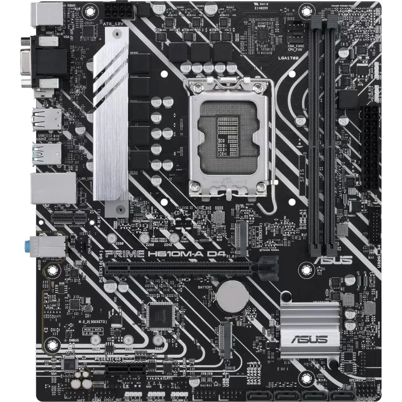 Placa de baza ASUS PRIME H610M-A D4, socket 1700