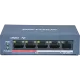 Switch Hikvision DS-3E0105P-E/M(B), fara management, cu PoE, 5x100Mbps RJ45