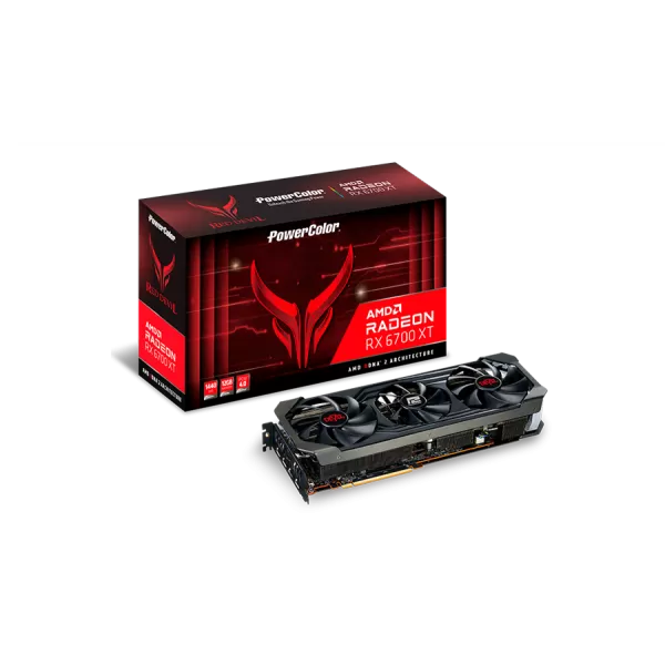 Placa Video PowerColor Red Devil AMD Radeon RX 6700 XT OC 12G