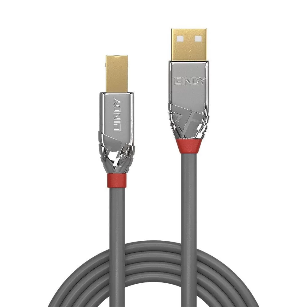 Cablu Lindy 36644 USB 2.0 Type A to B Cromo Line 5m