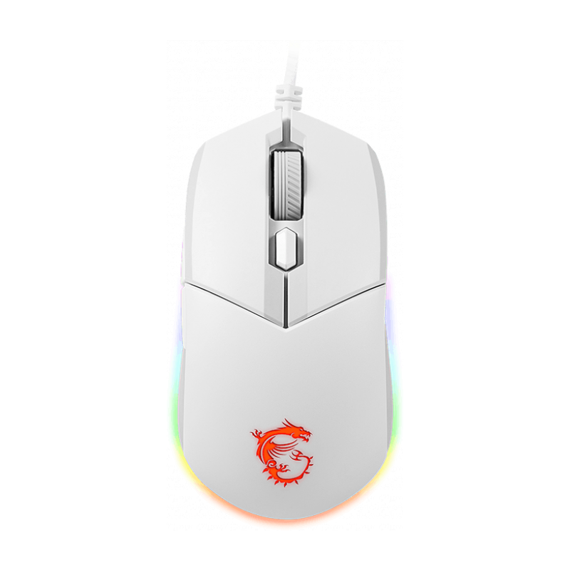 Mouse Gaming MSI GM11 Clutch RGB Alb