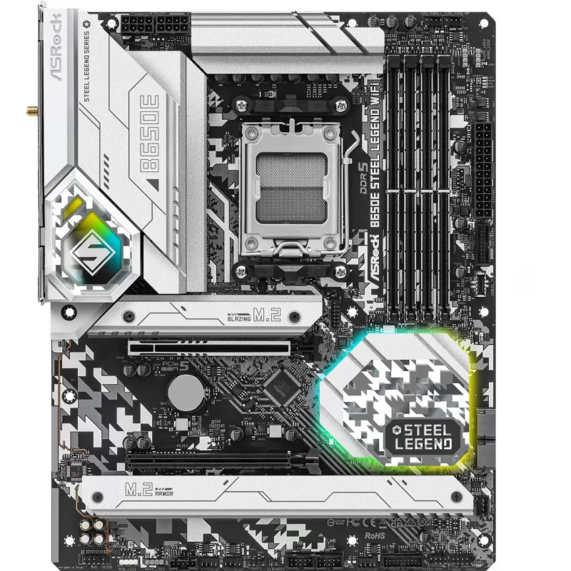Placa de baza Asrock B650E Steel Legend WiFi, socket AM5