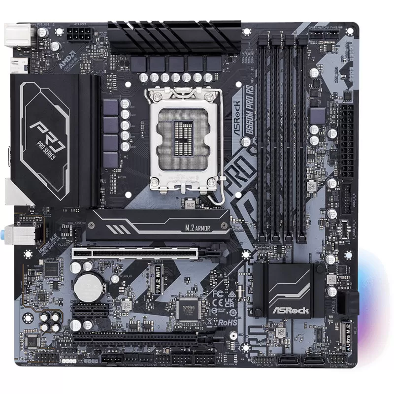 Placa de baza Asrock B660M Pro RS, socket 1700
