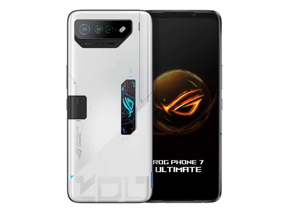 Telefon Mobil Asus ROG Phone 7 Ultimate, 512GB Flash, 16GB RAM, Dual SIM, 5G, White