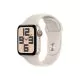 Smartwatch Apple Watch SE GPS + Cellular, 40mm, Carcasa Starlight Aluminium, Bratara Starlight Sport - S/M