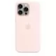 Husa de protectie Apple Silicone Case cu MagSafe pentru iPhone 15 Pro Max, Light Pink