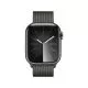 Smartwatch Apple Watch 9 GPS + Cellular, 41mm, Carcasa Graphite Stainless Steel, Bratara Graphite Milanese