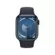 Smartwatch Apple Watch 9 GPS + Cellular, 45mm, Carcasa Midnight Aluminium, Bratara Midnight Sport - S/M