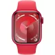 Smartwatch Apple Watch 9 GPS + Cellular, 41mm, Carcasa RED Aluminium Case, Bratara RED Sport - S/M