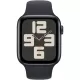 Smartwatch Apple Watch SE GPS, 44mm, Carcasa Midnight Aluminium, Bratara Midnight Sport - S/M