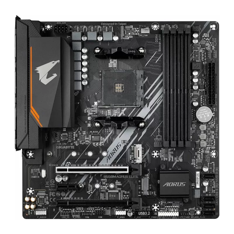 Placa de baza Gigabyte B550M AORUS ELITE 1.3, socket AM4