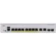 Switch Cisco CBS350-8FP-2G, cu management, cu PoE, 8x1000Mbps + 2xSFP