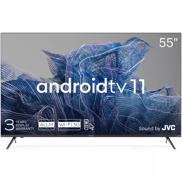 Televizor LED Kivi Smart TV 55U750NB, 140cm, 4K Ultra HD, Negru