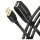 Cablu Axagon ADR-310, USB 2.0 - USB 2.0, Repeater, 20m, Black
