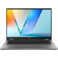 Notebook Asus VivoBook Flip TP3407SA, 14" WUXGA OLED Touch, Intel Core Ultra 7 258V, RAM 32GB, SSD 1TB, Windows 11 Pro, Grey