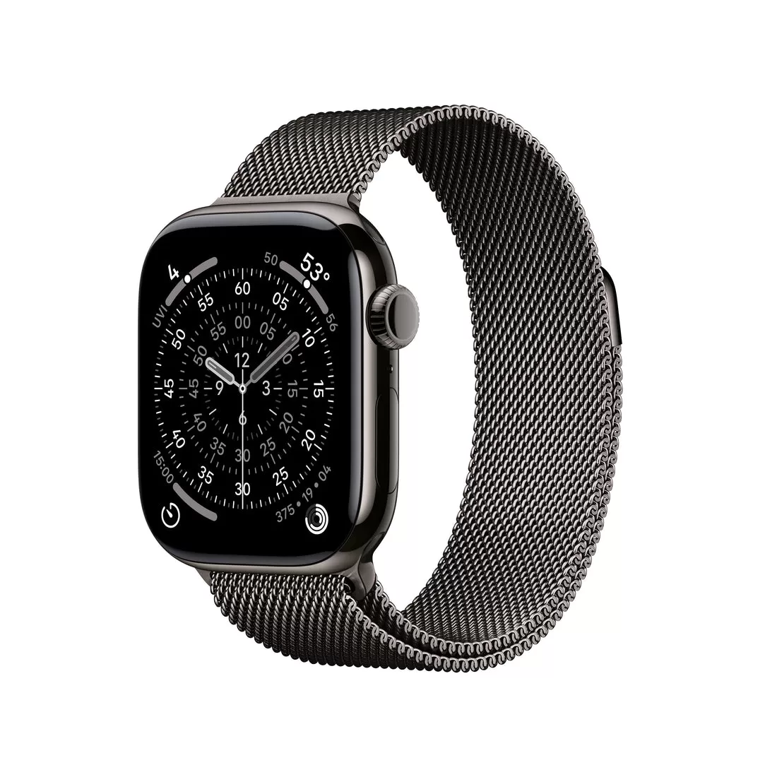 Smartwatch Apple Watch 11 GPS + Cellular  42mm  Carcasa Slate Titanium  Bratara Slate Milanese Loop
