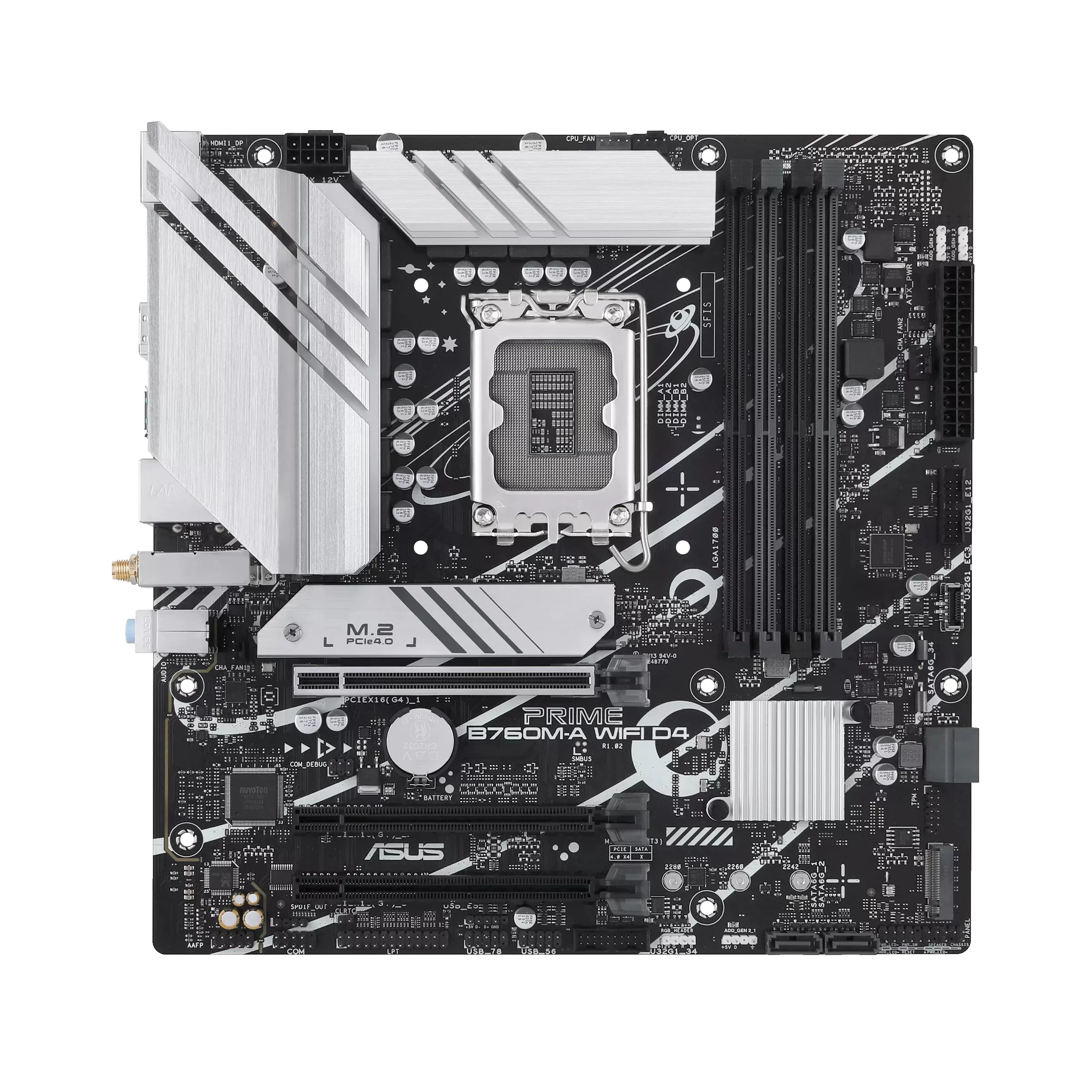 Placa de baza ASUS PRIME B760M-A WIFI D4  Socket 1700