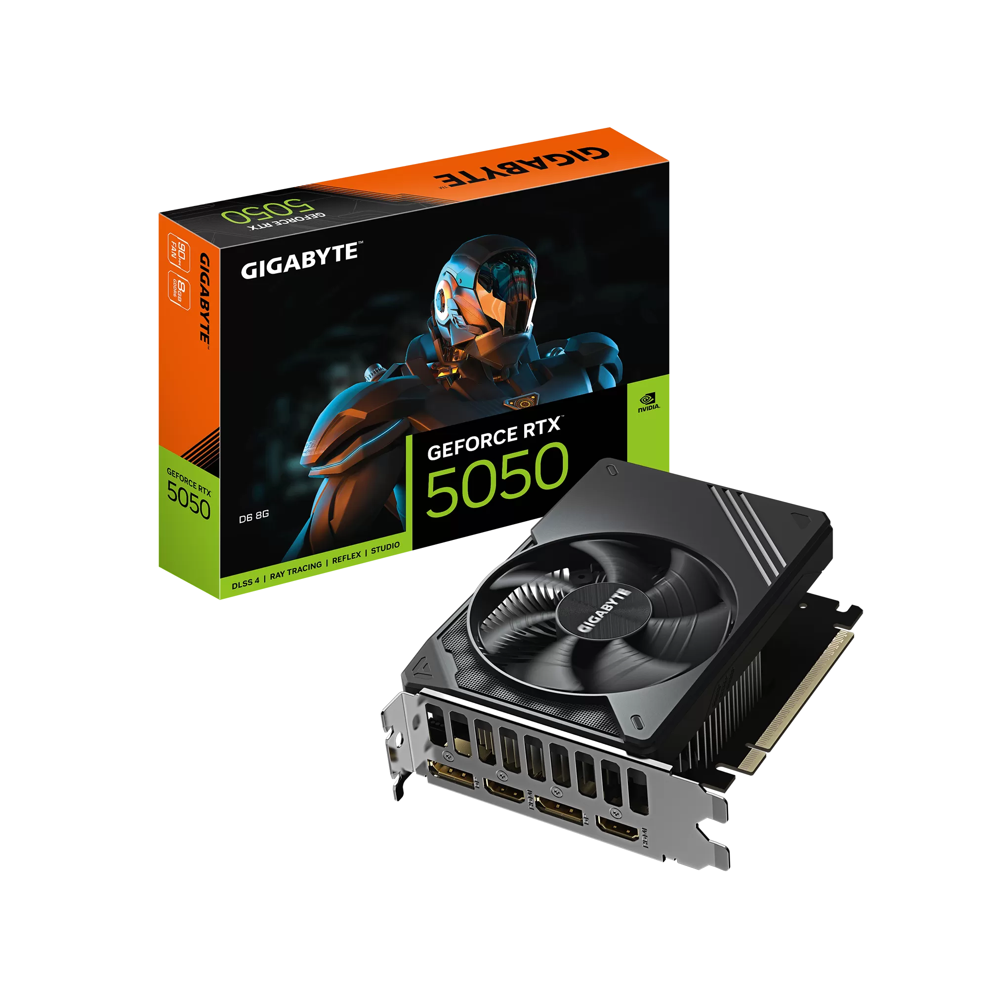 Placa Video Gigabyte GeForce RTX 5050 D6 8G  8GB GDDR6  128 biti