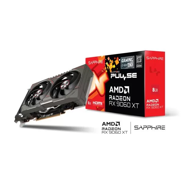 Placa Video Sapphire PULSE AMD Radeon RX 9060 XT, 8GB GDDR6, 128