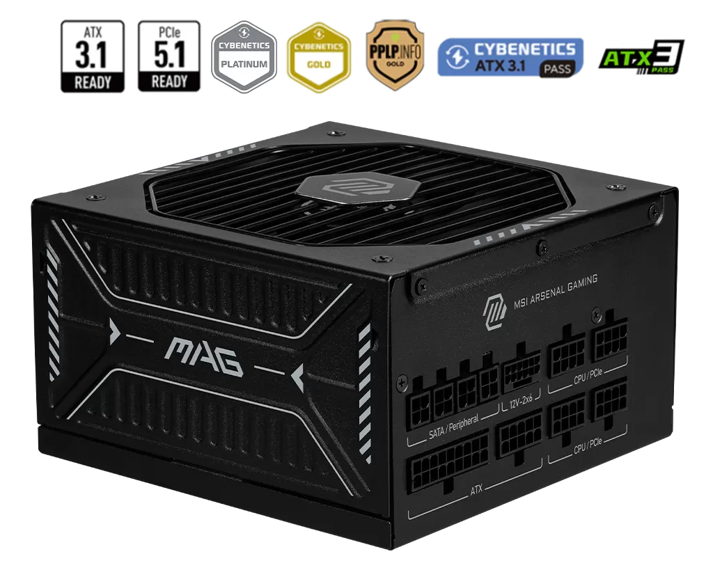 Sursa PC MSI MAG A850GLS PCIE5  850W  Modulara
