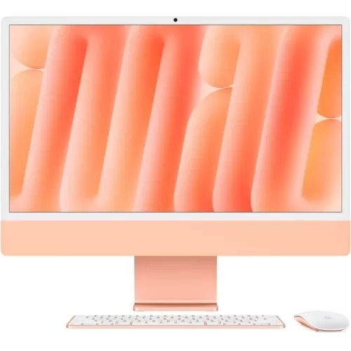 Sistem All-In-One Apple iMac 2024  24"  Retina 4.5K  Apple M4  8-core CPU  8-core GPU  RAM 16GB  SSD 256GB  Tastatura INT  Mac OS Sequoia  Orange