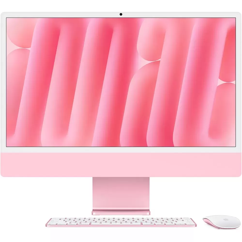 Sistem All-In-One Apple iMac 2024  24"  Retina 4.5K  Apple M4  10-core CPU  10-core GPU  RAM 16GB  SSD 1TB  Tastatura INT  Mac OS Sequoia  Pink