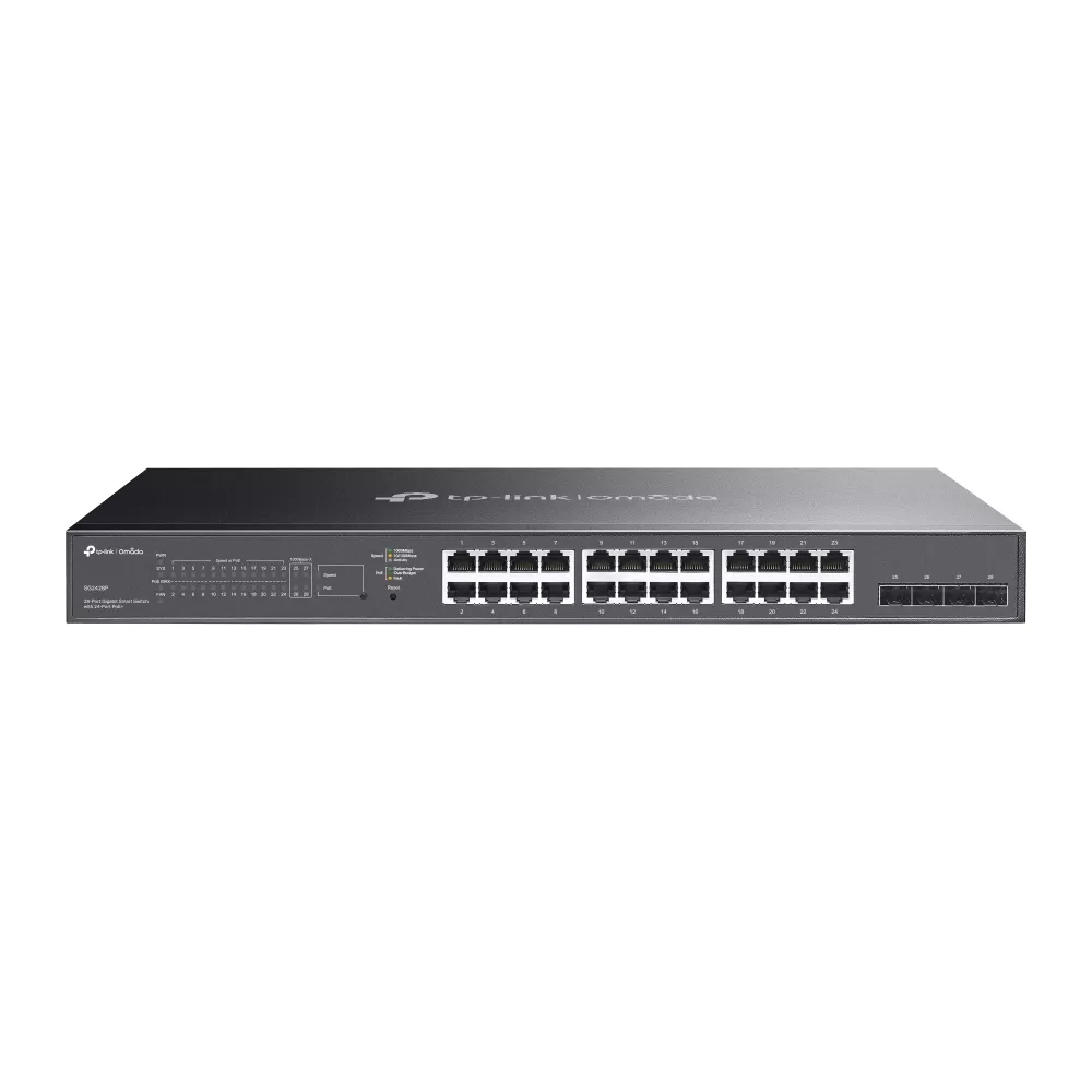 Switch Tp-Link Omada SG2428P  cu management  cu PoE  24x1000Mbps(PoE+) + 4xSFP