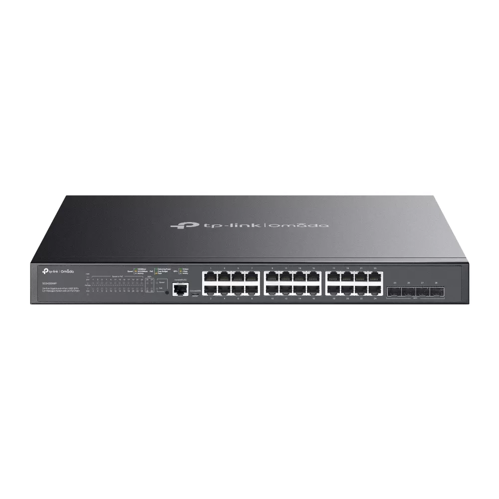 Switch Tp-Link Omada SG3428XMP  cu management  cu PoE  24x1000Mbps(PoE+) + 4xSFP+