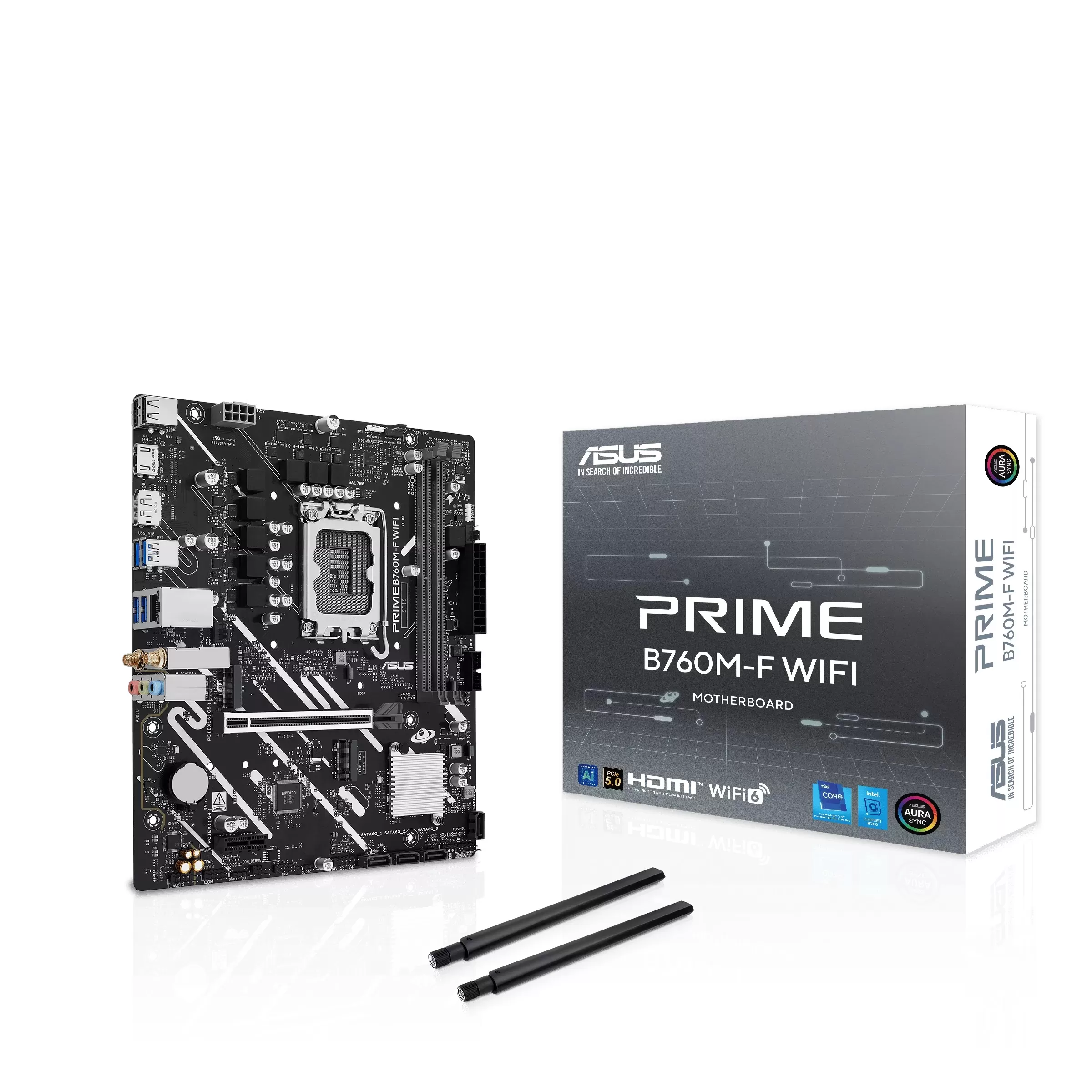 Placa de baza ASUS PRIME B760M-F WIFI  Socket 1700