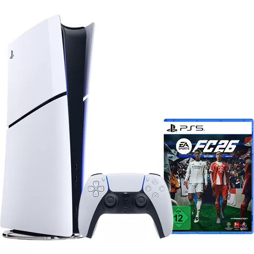Consola Sony PlayStation 5  825GB  Digital Edition E-Chassis White + FC 26