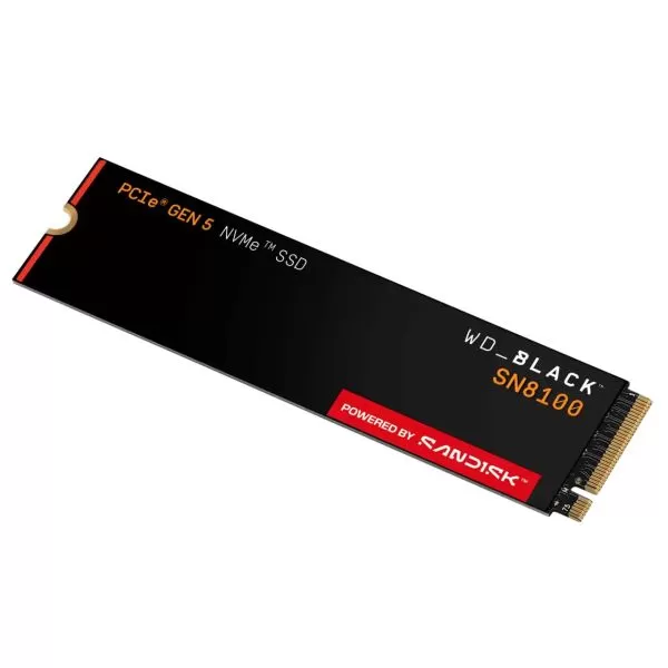 SSD Western Digital WD Black SN8100, 2TB, M.2 2280, PCIe 5.0, NVMe