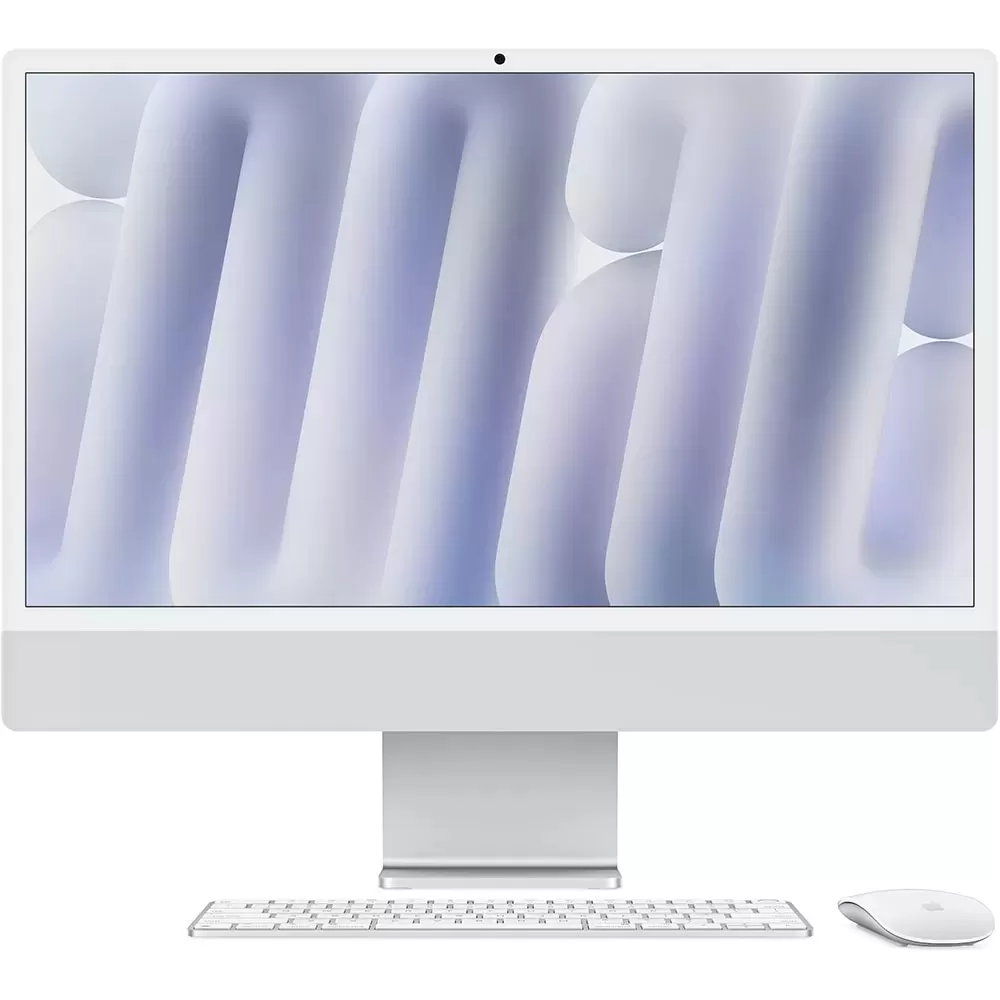 Sistem All-In-One Apple iMac 2024  24"  Retina 4.5K  Apple M4  8-core CPU  8-core GPU  RAM 16GB  SSD 1TB  Tastatura INT  Mac OS Sequoia  Silver